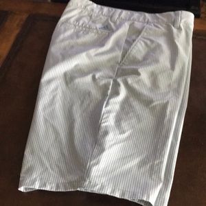 Adidas golf shorts. Baby blue and white gingham